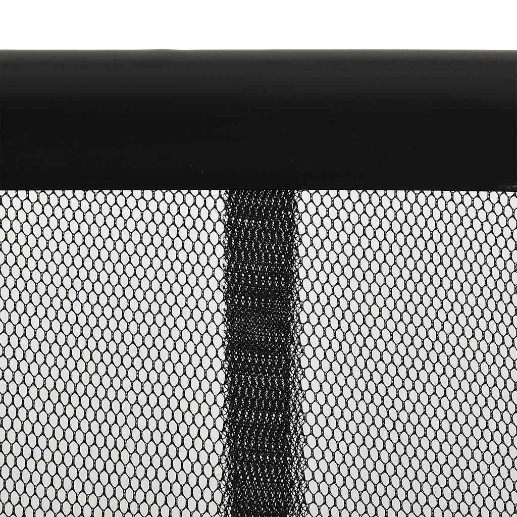 Vidaxl Fly rideau de 100x220 cm en polyester noir