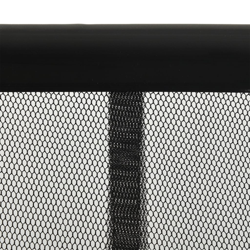 Vidaxl Fly Curtain 10 en partie 240x240 cm Black