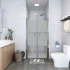 Vidaxl Douche Porte 81x190 cm ESG Halfmat