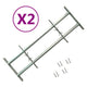 Protection de fenêtre Vidaxl réglable 2 PCS 700-1050 mm