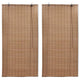 Stores à rouleaux vidaxl 2 pcs 120x220 cm en brun bambou