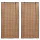 Stores à rouleaux vidaxl 2 ST 150x220 cm en brun bambou