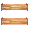 Les planteurs Vidaxl ont augmenté 2 PCS 100x30x25 cm Acaciahout