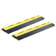Seuils de protection des câbles Vidaxl 2 tunnels ST 2 101,5 cm