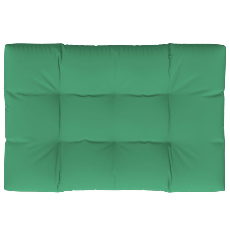 Coussin de palette vidaxl 120x80x12 cm en vert