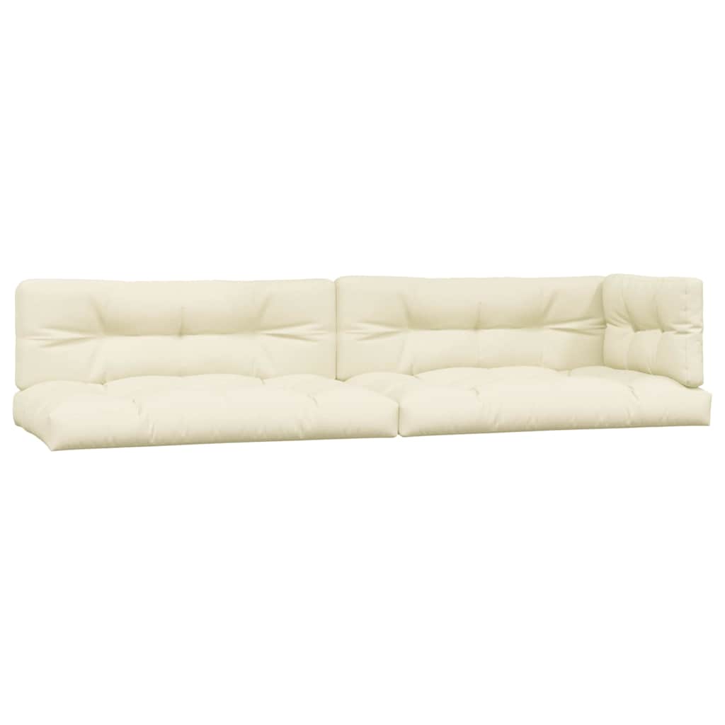 Vidaxl Pallet Cushions 5 ST CRÈME-CRÈME-COLORED