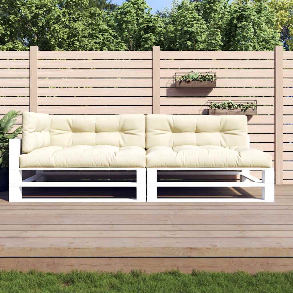 Vidaxl Pallet Cushions 5 ST CRÈME-CRÈME-COLORED