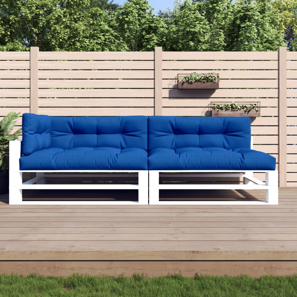 Vidaxl Pallet Cushions 5 St tissu Royal Blue