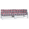 Coussins de palette vidaxl 5 stedcase motif tissu rouge