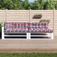 Coussins de palette vidaxl 5 stedcase motif tissu rouge