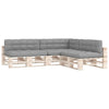 Vidaxl Bank Cushions Pallet 7 St Gray
