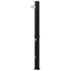 Vidaxl Solaire de douche extérieure avec pomme de douche et taper 35 l noir