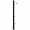 Vidaxl Solaire de douche extérieure avec pomme de douche et taper 35 l noir