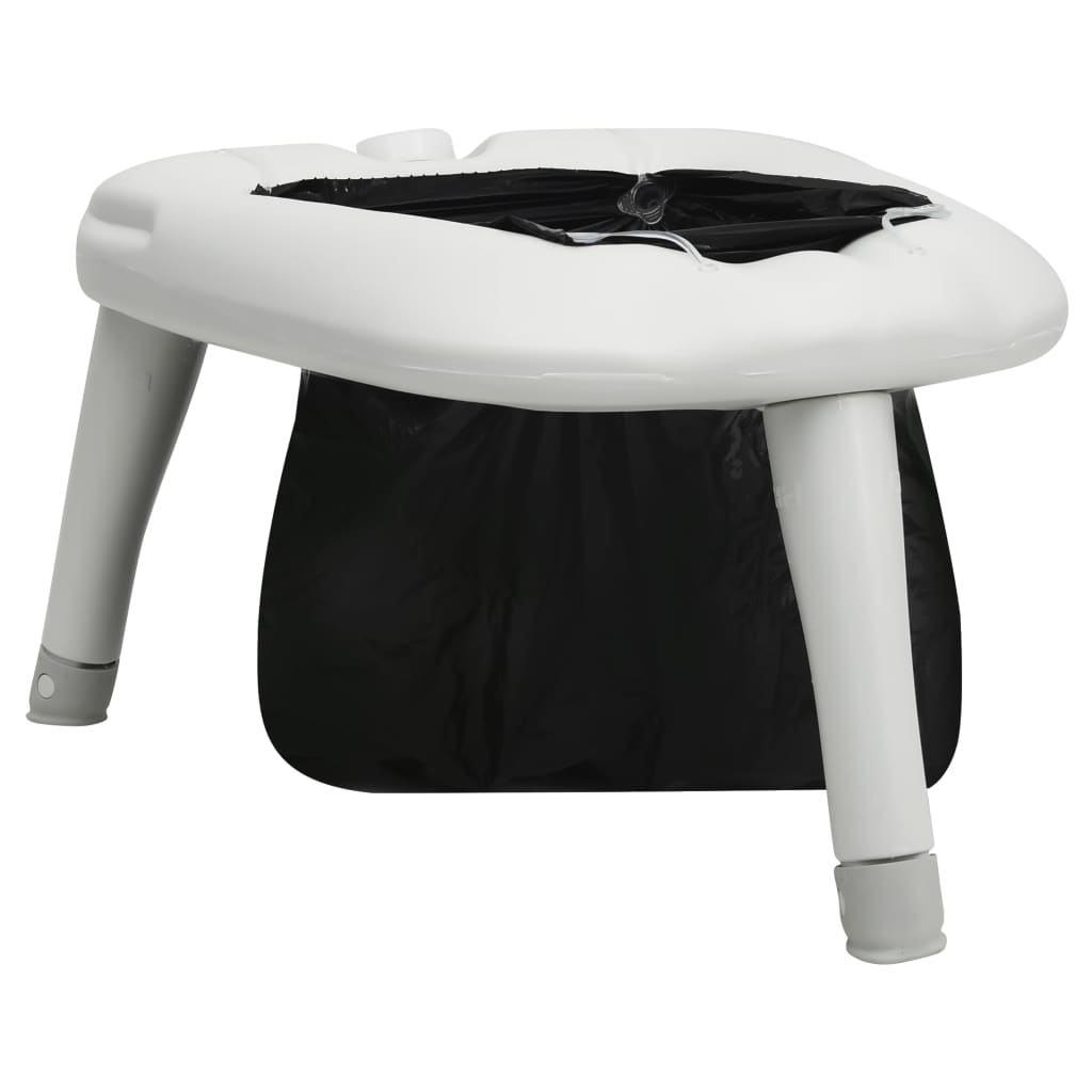 Vidaxl Camping Toilet avec sacs 200 kg