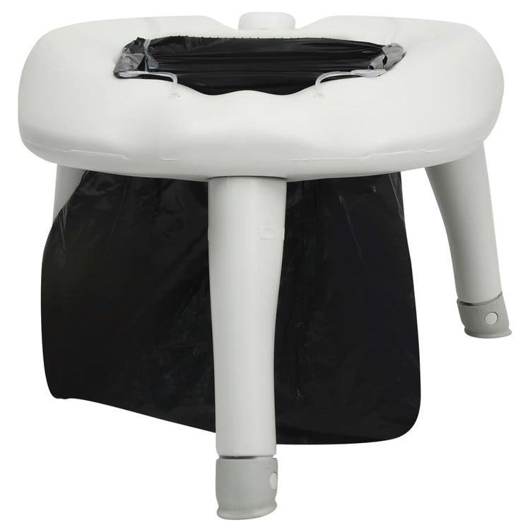 Vidaxl Camping Toilet avec sacs 200 kg