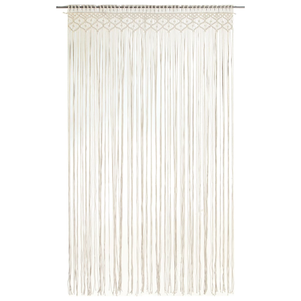 Vidaxl rideau macramé 140x240 cm Coton