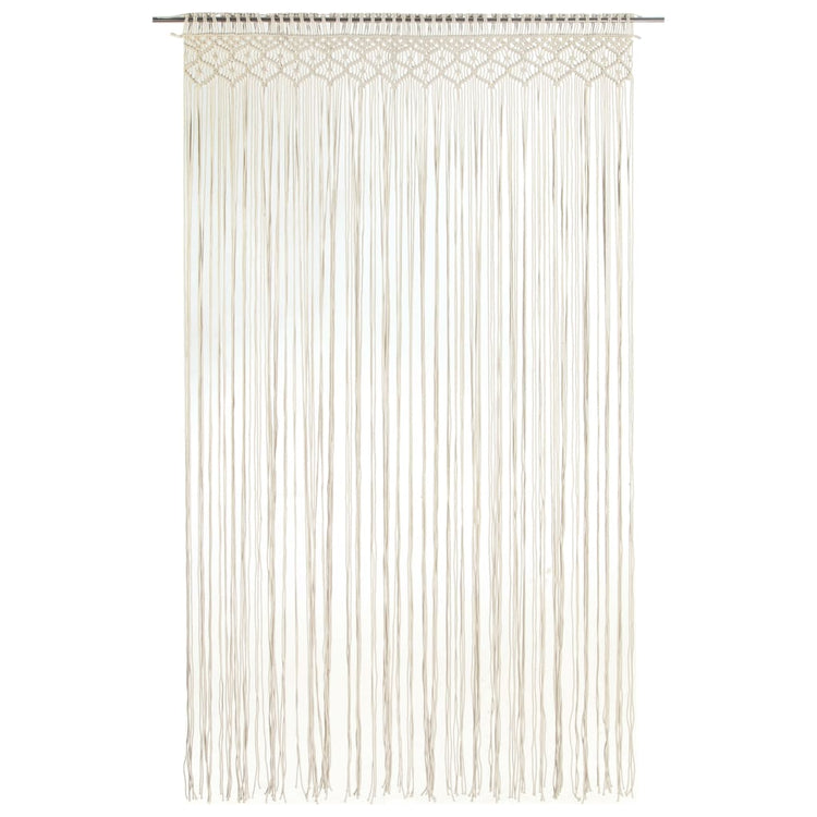 Vidaxl rideau macramé 140x240 cm Coton