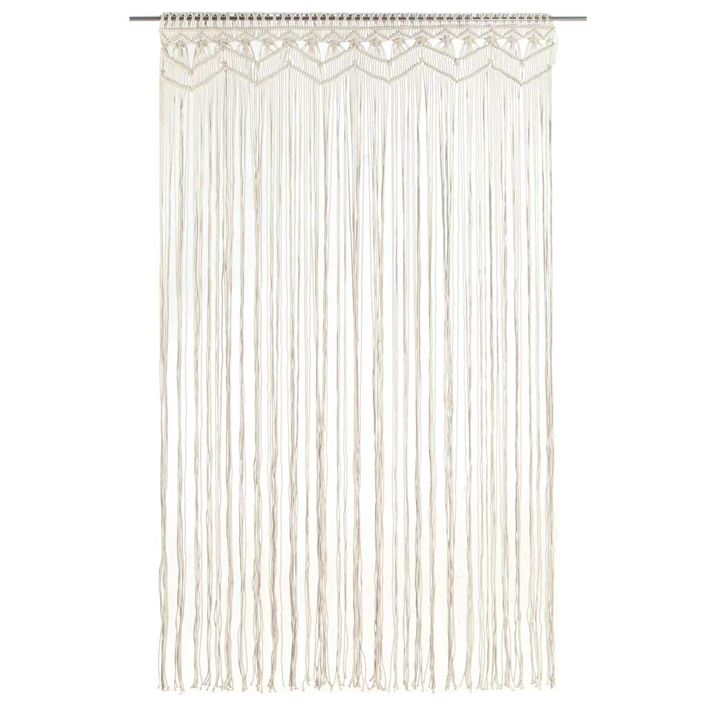 Vidaxl rideau macramé 140x240 cm Coton