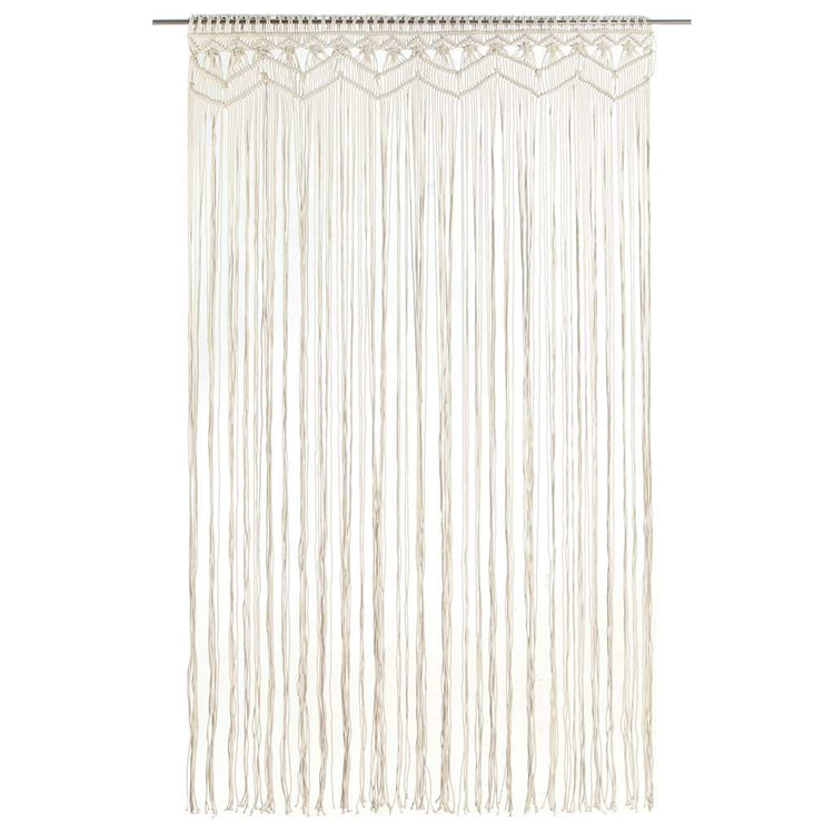 Vidaxl rideau macramé 140x240 cm Coton