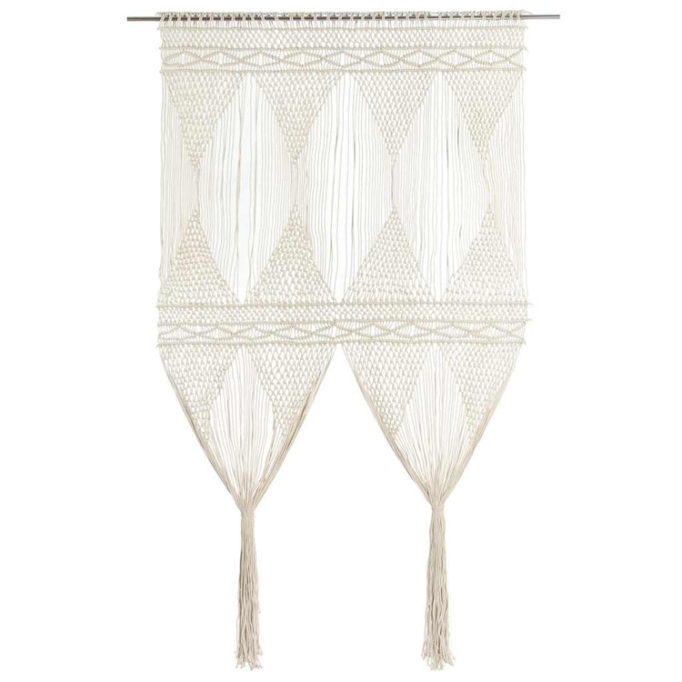 Vidaxl rideau macramé 140x240 cm Coton