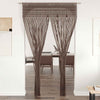 Vidaxl rideau macramé 140x240 cm coton taupe