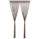 Vidaxl rideau macramé 140x240 cm coton taupe