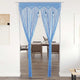 Vidaxl rideau macramé 140x240 cm Coton bleu