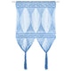 Vidaxl rideau macramé 140x240 cm Coton bleu