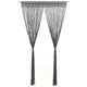 Vidaxl rideau macramé 140x240 cm anthracite de coton