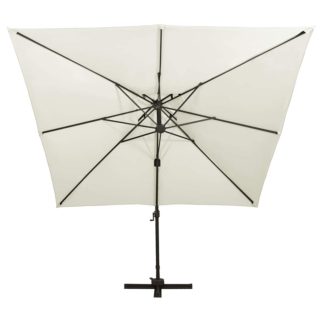 Vidaxl Parasol flottant avec un double toit 300x300 cm -colored-colored