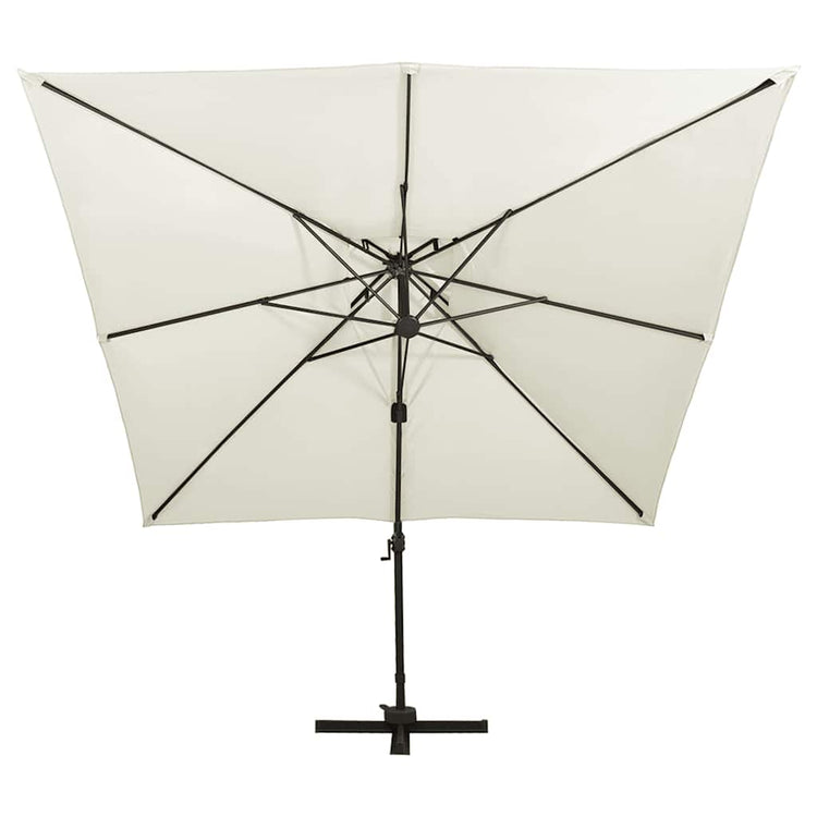 Vidaxl Parasol flottant avec un double toit 300x300 cm -colored-colored