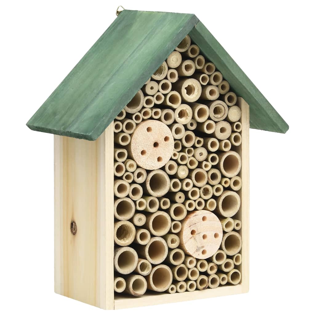 Vidaxl Insect Hotels 2 PCS 23x14x29 cm Pinwood solide