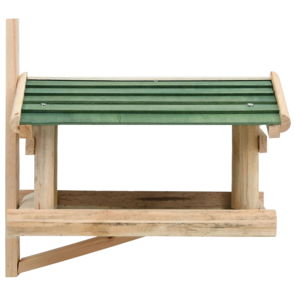 Vidaxl Bird Feed 35x29.5x21 cm Bois massif