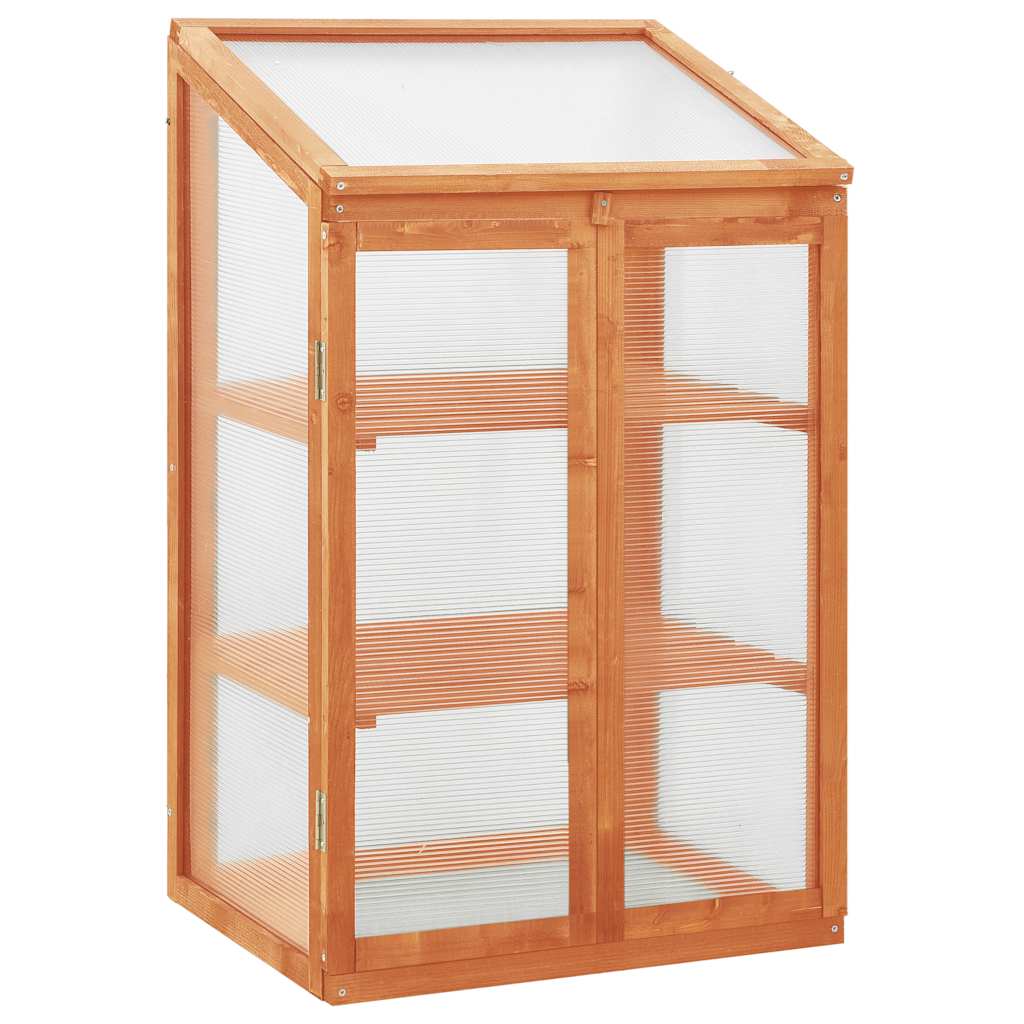 Vidaxl Greenhouse 60x45x100 cm Vurenhout