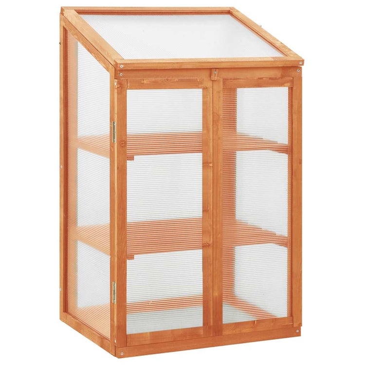 Vidaxl Greenhouse 60x45x100 cm Vurenhout