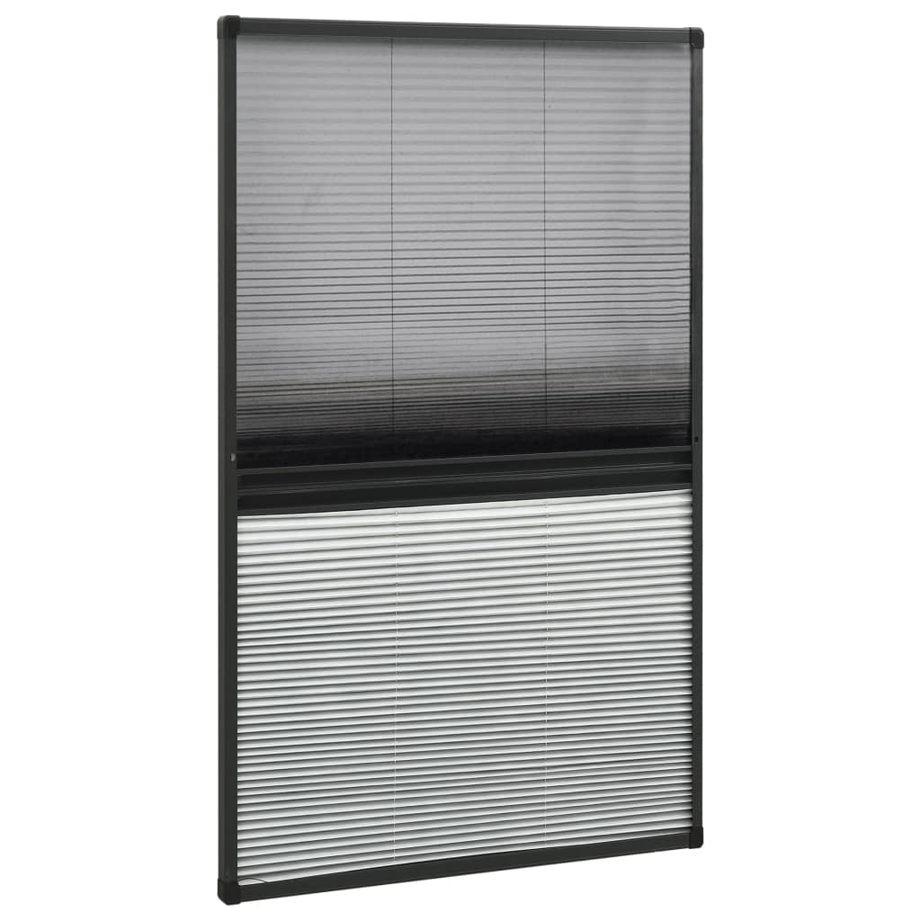 Vidaxx moustiquaire plissée occultante 80x160 cm aluminium