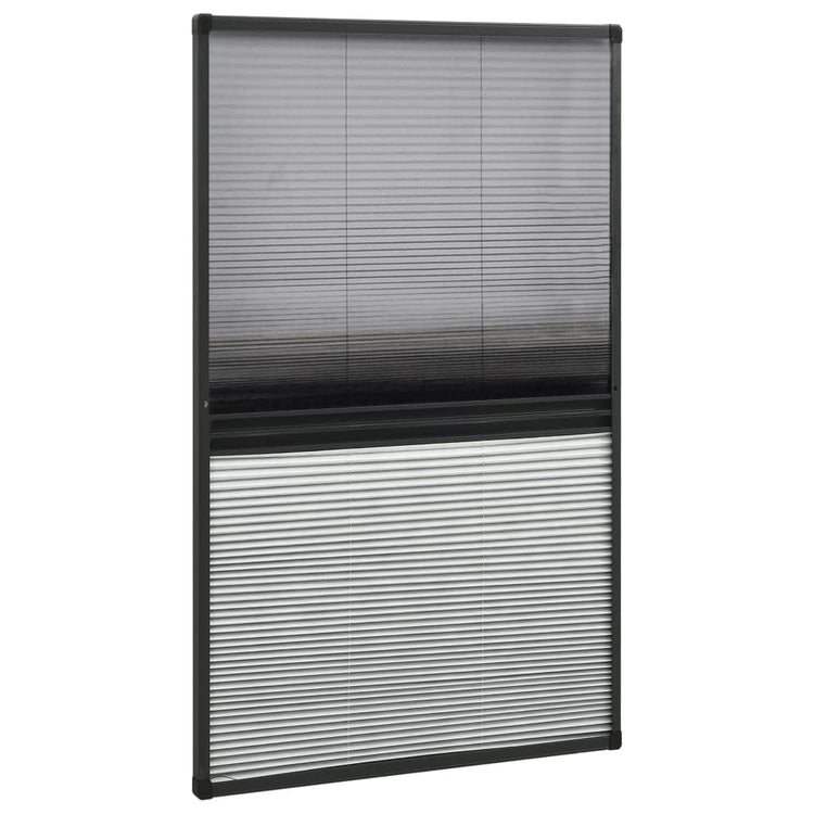 Vidaxx moustiquaire plissée occultante 80x160 cm aluminium