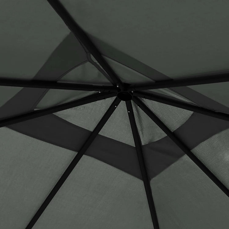 Vidaxl Arbor 160 g m² 3x3x2,6 m anthracite -colored
