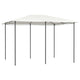 Vidaxl Arbor 160 g m² 3x4x2,6 m crème -colored
