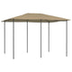 Vidaxl Arbor 160 g m² 3x4x2,6 m taupe