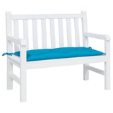 Vidaxl jardin banc coussin 100x50x7 cm tissu oxford bleu clair - afbeelding 3