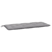 Vidaxl jardin banc coussin 120x50x7 cm oxford tissu gris - afbeelding 2