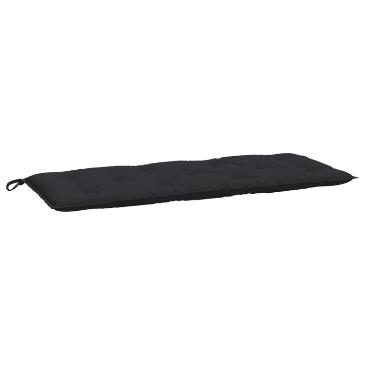 Vidaxl jardin banc coussin 120x50x7 cm tissu oxford noir