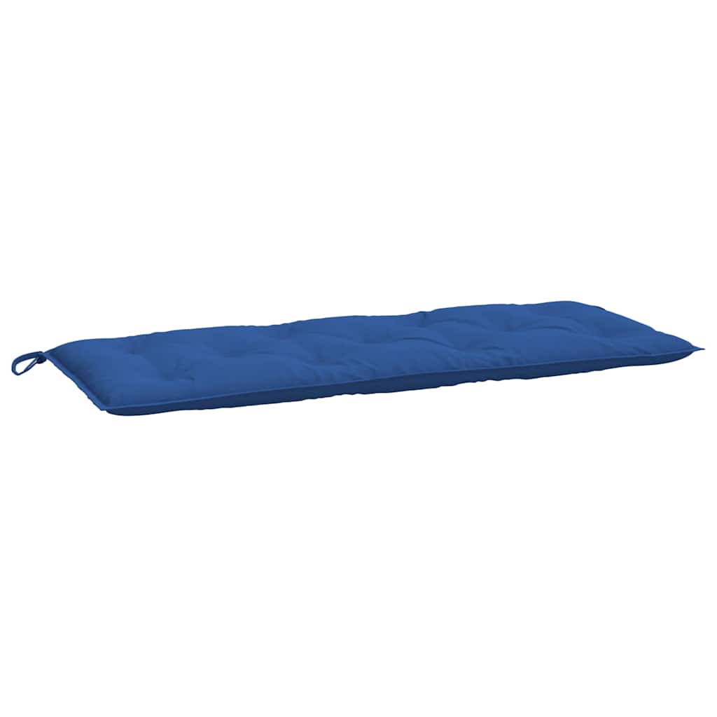 VidaXL coussin de banc de jardin 120x50x7 cm tissu oxford bleu