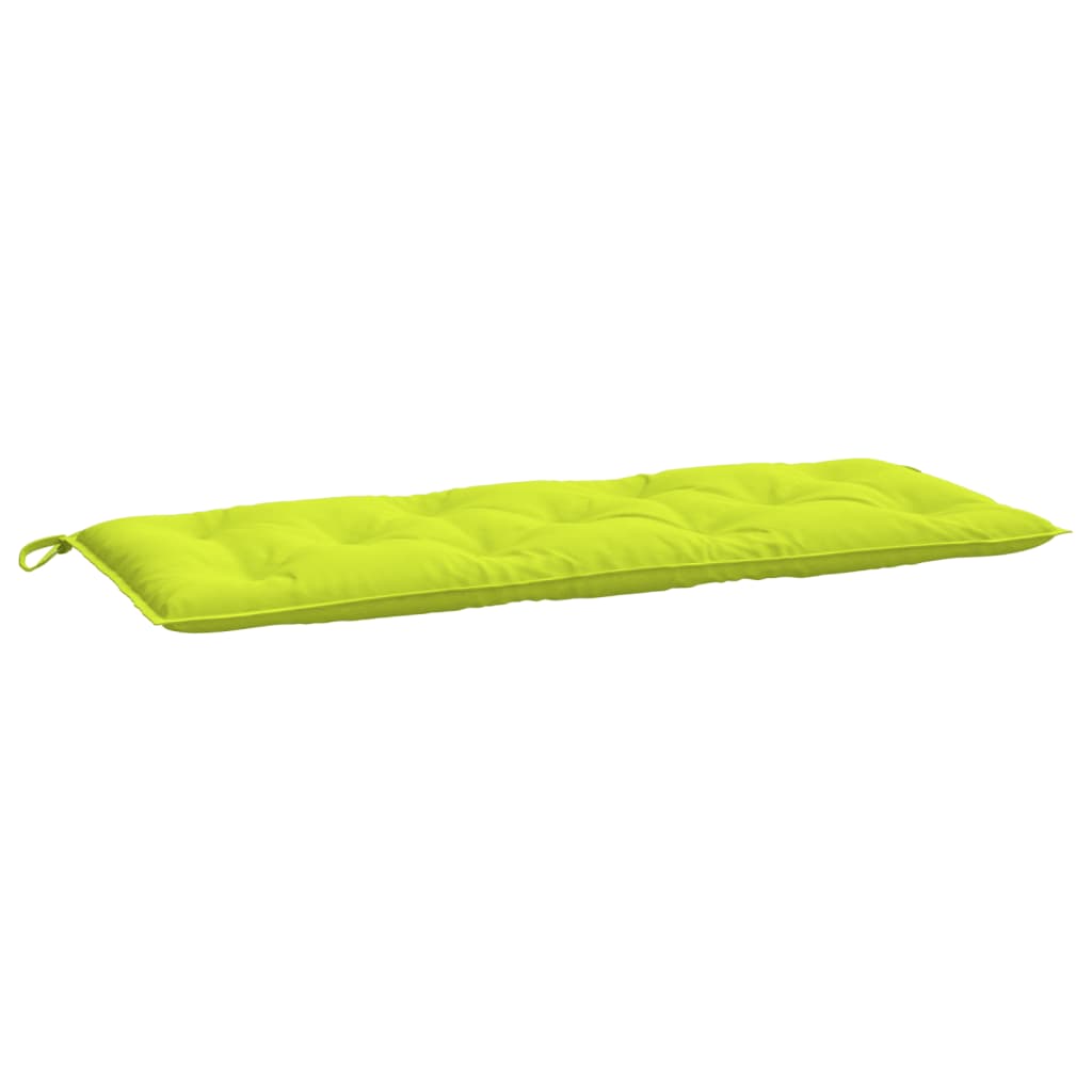 Vidaxl jardin banc coussin 120x50x7 cm tissu oxford vert clair