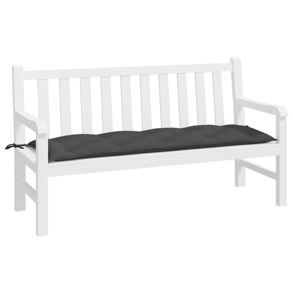 Vidaxl Garden Banc Cushion 150x50x7 cm Oxford Fabric Anthracite -Colored