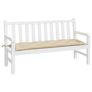 Vidaxl Garden Banc Cushion 150x50x7 cm Oxford Fabric Beige - afbeelding 3