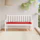 Vidaxl jardin banc coussin 150x50x7 cm oxford tissu rouge