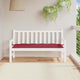 Vidaxx coussin de banc de jardin 150x50x7 cm tissu oxford rouge vin