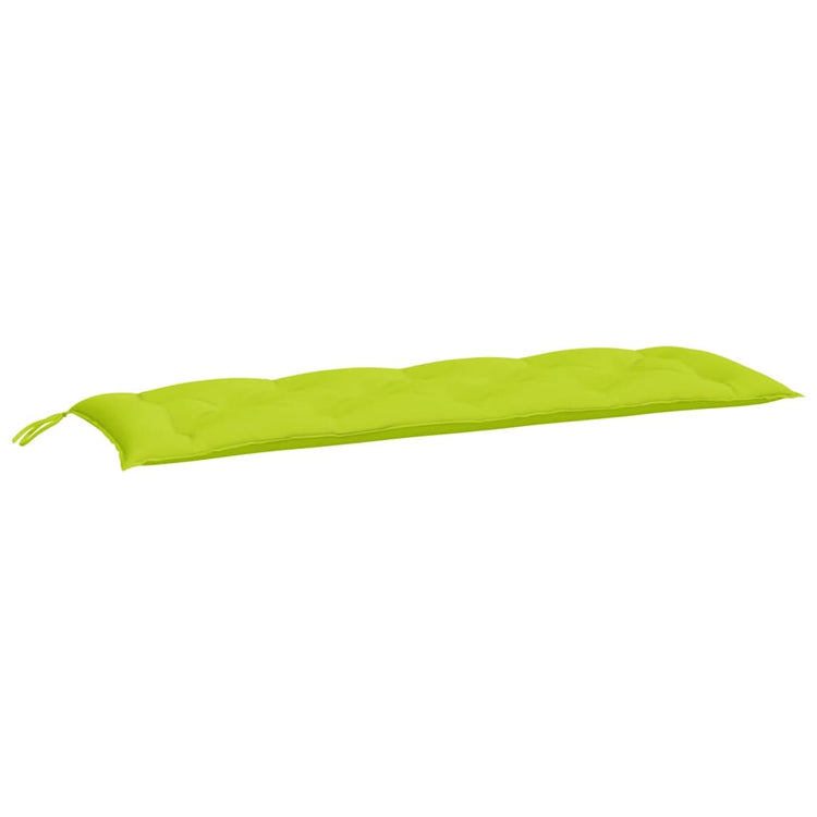 Vidaxl jardin banc coussin 150x50x7 cm tissu oxford vert clair